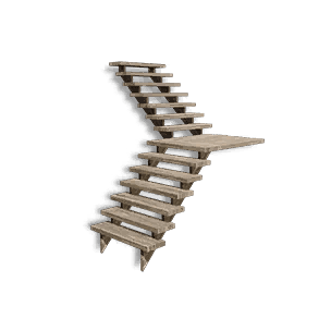 Right Wood Stairs 03 - Facilities in Once Human