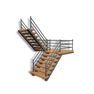 Right Steel & Wood Stairs 05 - Facilities in Once Human