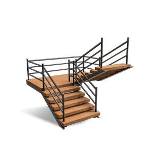 Left Steel & Wood Stairs 09 - Facilities in Once Human