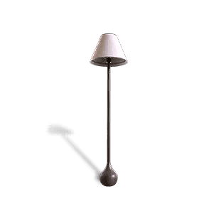 Elegant Wooden Floor Lamp - Facilities in Once Human