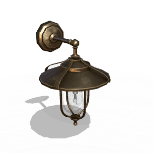 Industrial Wall Lamp - Facilities in Once Human