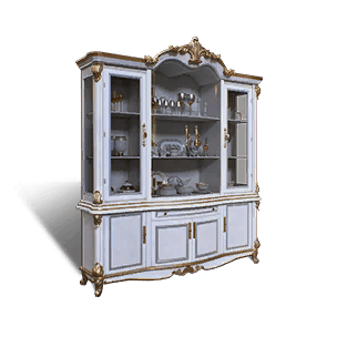Elegant White Dining Cabinet - Facilities in Once Human