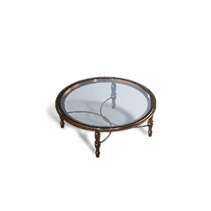 Gold Glass Coffee Table - Facilities in Once Human