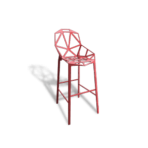 Red High Stool - Facilities in Once Human