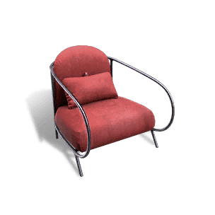 Red Velvet Armchair - Facilities in Once Human