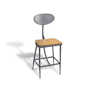 Minimalist Wooden High Chair - Facilities in Once Human