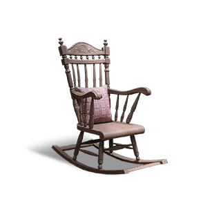 Pine Wood Rocking Chair - Facilities in Once Human