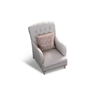 Cream Sofa Chair - Facilities in Once Human