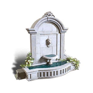 Lion Stone Wall Fountain - Facilities in Once Human