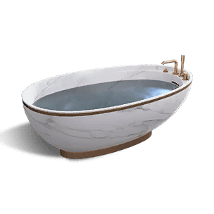 Modern Luxury Bathtub - Facilities in Once Human
