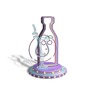 Medium Light Sign: Sweet Dreams Juice - Facilities in Once Human