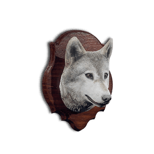 Simulated Resin Wolf Head Statue - Facilities in Once Human