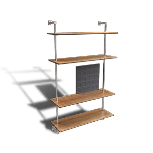 Simple Wall-Mounted Rack - Facilities in Once Human