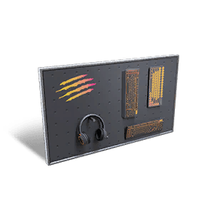 Blazing Edge Weapon Accessory Rack Board - Facilities in Once Human