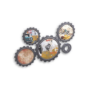 Wall-mounted Gear Painting - Facilities in Once Human