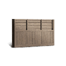 Half-Height Wooden Rectangular Wall crafting recipe in Once Human