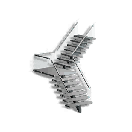 Left Steel Glass Corner Stairs crafting recipe in Once Human