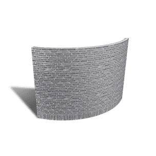 Stone Curved Wall crafting recipe in Once Human