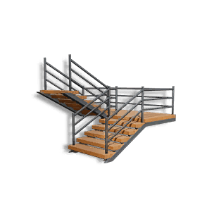 Right Steel & Wood Stairs 09 crafting recipe in Once Human