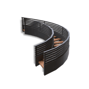 Left Steel & Wood Stairs 11 crafting recipe in Once Human