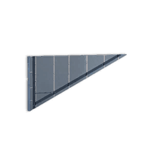 Half-Height Alloy Inv Right-Sloping Wall crafting recipe in Once Human