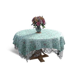 Floral Wooden Round Table crafting recipe in Once Human