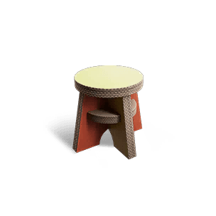 Colorful Corrugated Fiberboard Stool crafting recipe in Once Human