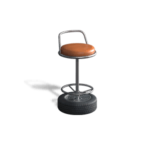 Warm Orange Tire Chair crafting recipe in Once Human