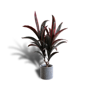 Red Cordyline Potted Plant crafting recipe in Once Human