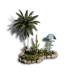 Tropical-themed Signpost crafting recipe in Once Human