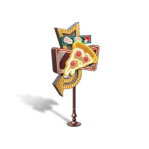 Large Light Sign: Rich Aroma Pizza crafting recipe in Once Human