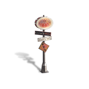 Road Sign Decor crafting recipe in Once Human