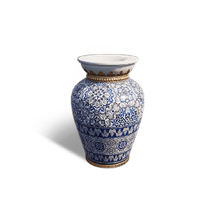 Blue and white Porcelain Vase crafting recipe in Once Human