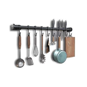 Wall-Mounted Kitchen Rack crafting recipe in Once Human
