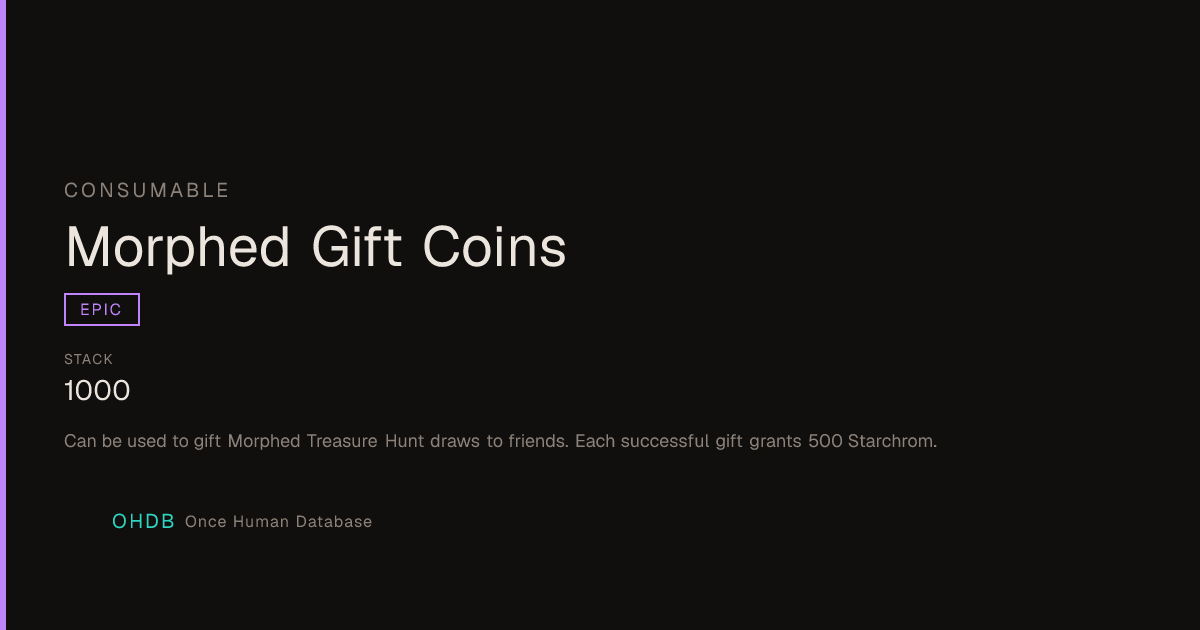 Morphed Gift Coins