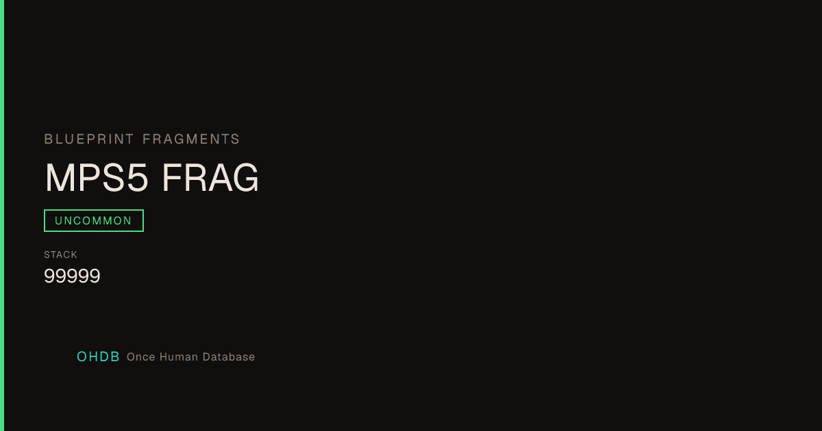 MPS5 FRAG