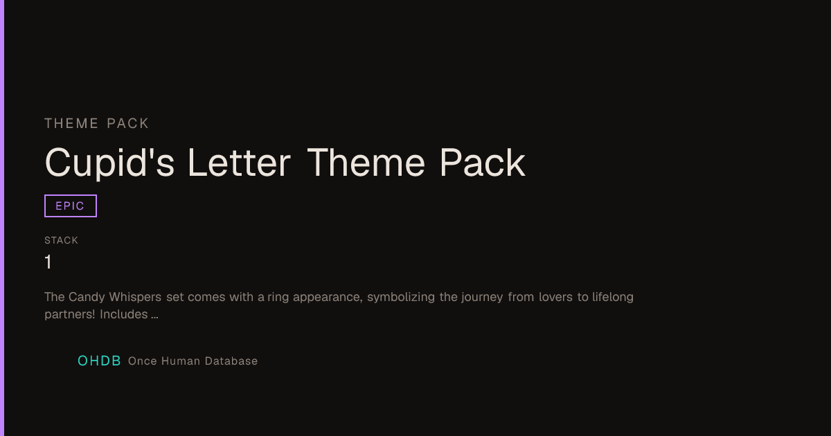 Sweet Whispers Theme Pack