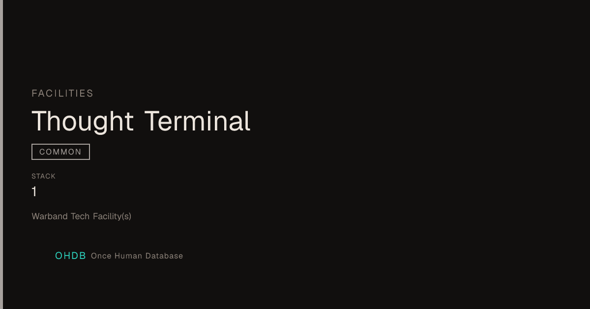 Thought Terminal