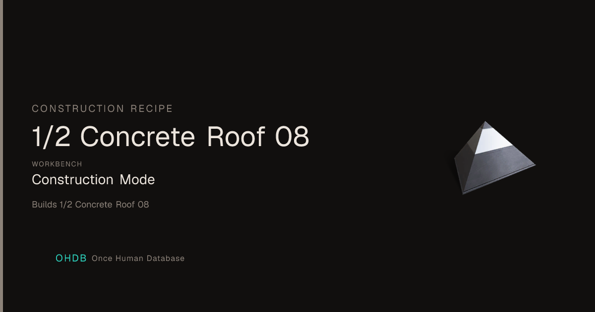 1/2 Concrete Roof 08