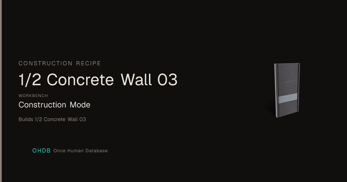 1/2 Concrete Wall 03