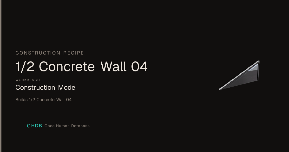 1/2 Concrete Wall 04