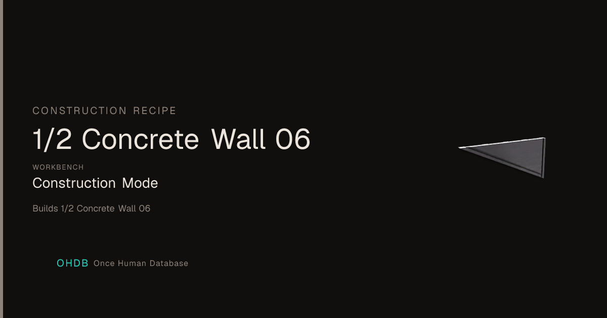 1/2 Concrete Wall 06