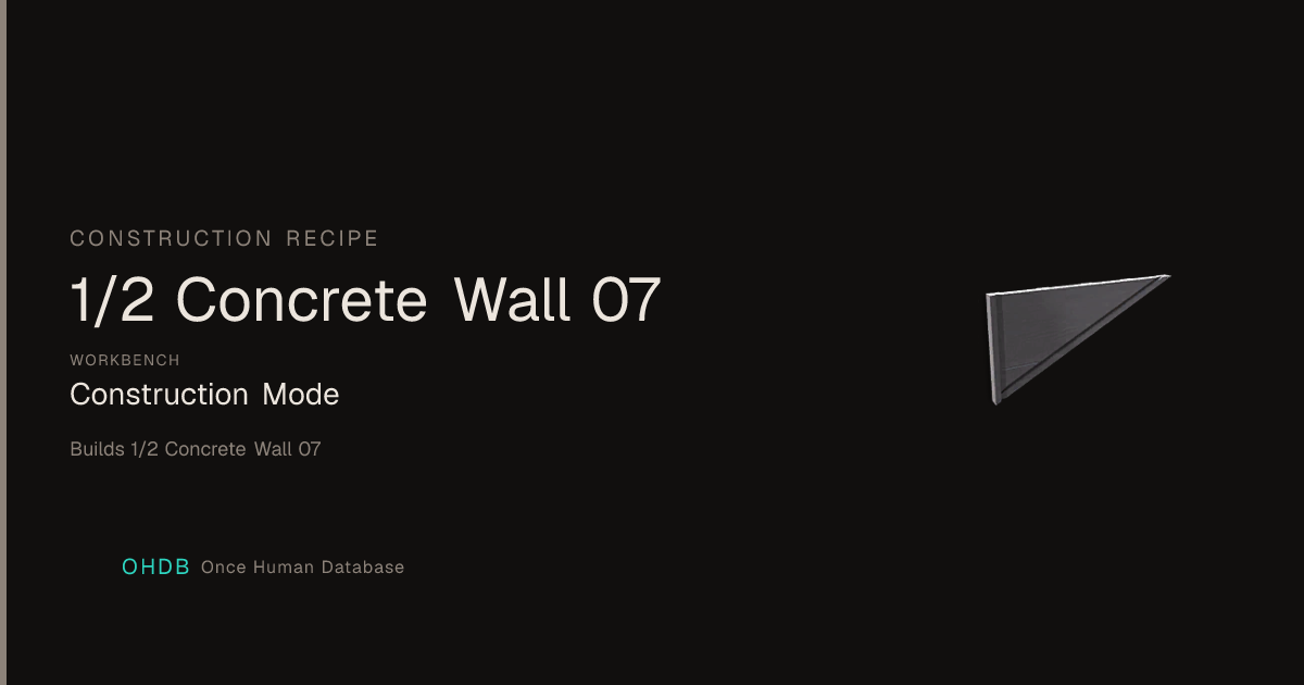 1/2 Concrete Wall 07