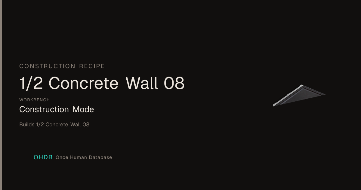 1/2 Concrete Wall 08