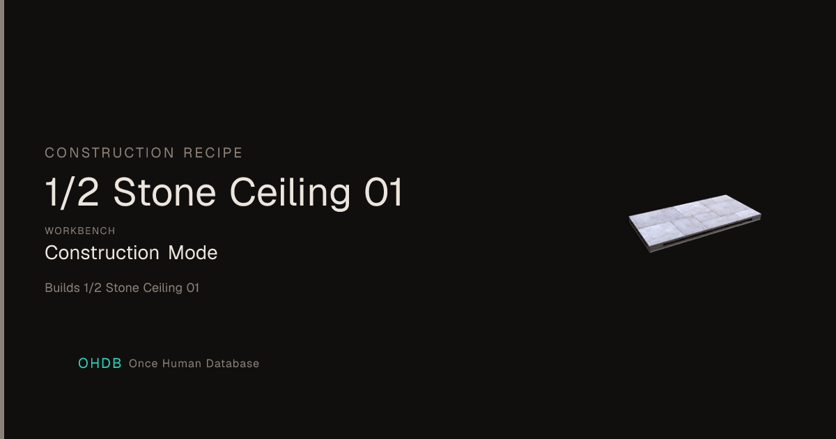 1/2 Stone Ceiling 01