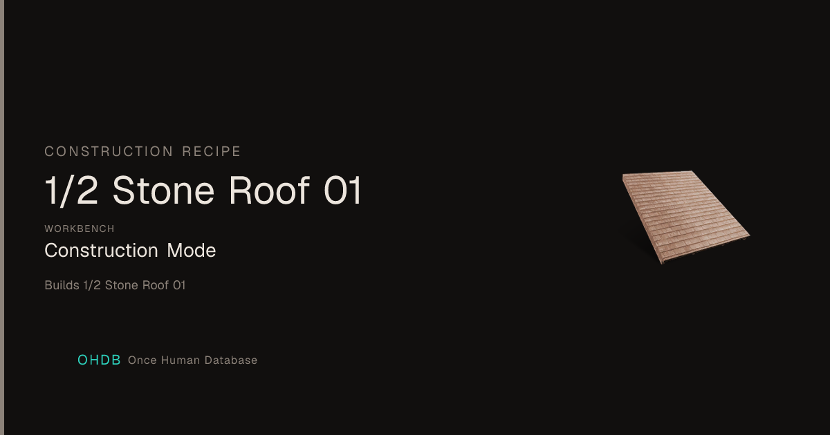 1/2 Stone Roof 01
