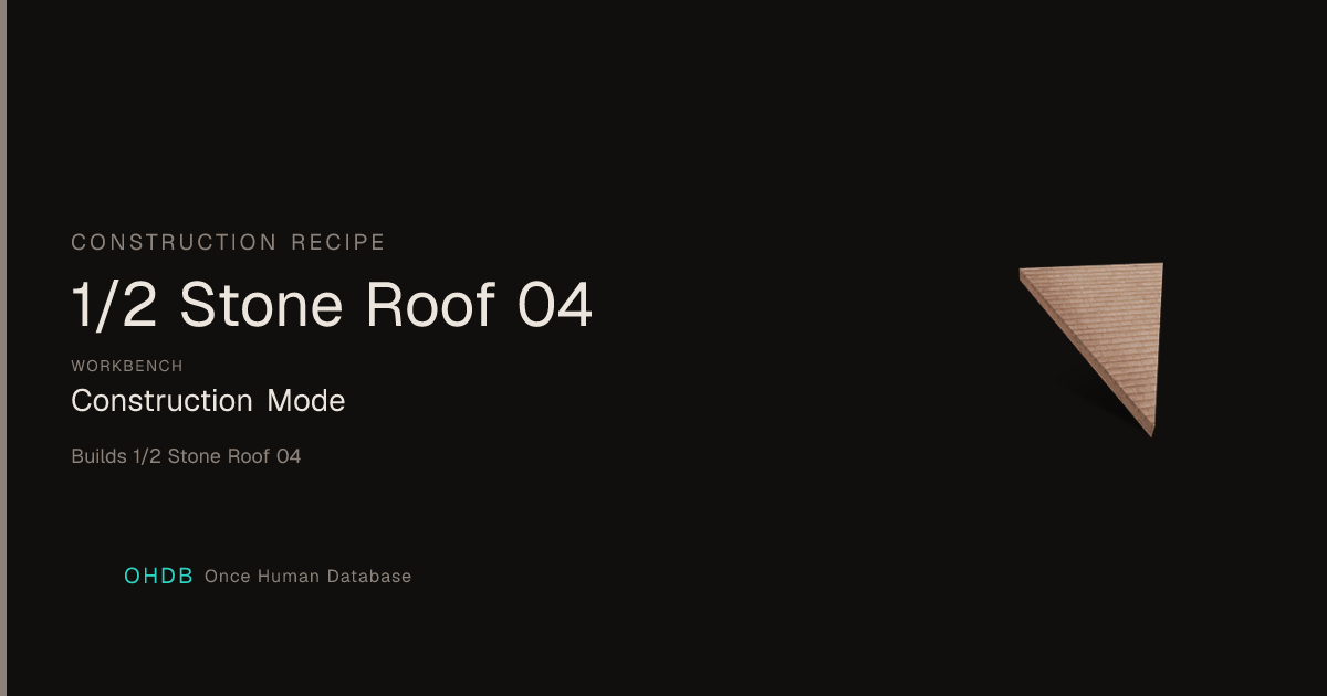 1/2 Stone Roof 04