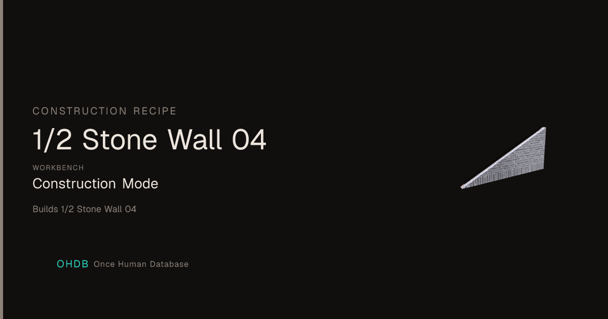 1/2 Stone Wall 04