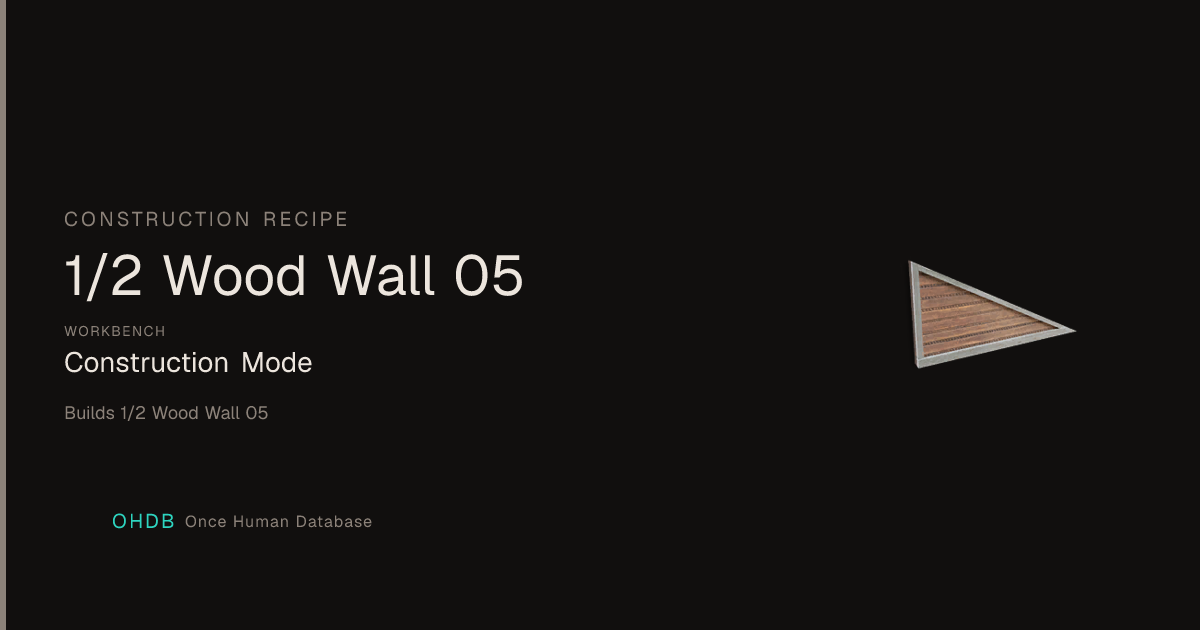 1/2 Wood Wall 05
