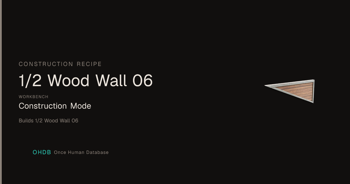 1/2 Wood Wall 06